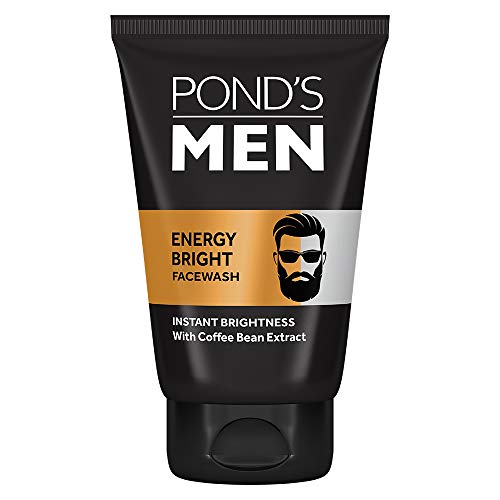 Pond’S Men’S Energy Bright Face Wash Coffee Beans Bright Skin, 100G